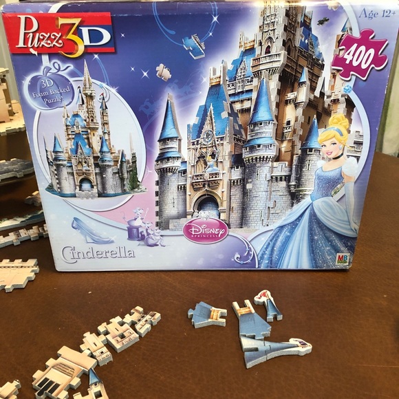 Cinderella Hasbro 400 piece 3D puzzle - Picture 4 of 16